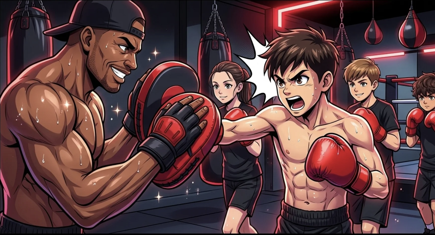 Boxe enfants à EHM Boxing Club